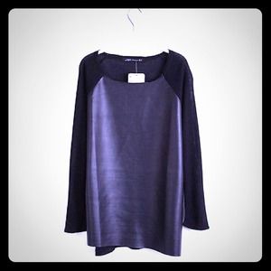 BUNDLED! 💚 Faux Leather 3/4 Sleeve Shirt 💚