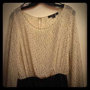 BRAND NEW short dress black/taupe