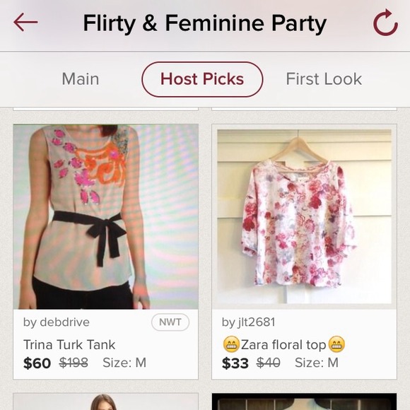🎉HOST PICK🎉😁Zara floral top😁 - Picture 4 of 4