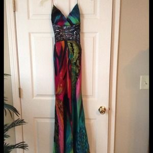 ❗ON HOLD❗Colorful prom dress!