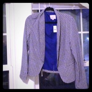 Never worn flowered blazer!