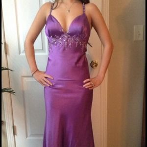 Purple prom dress!