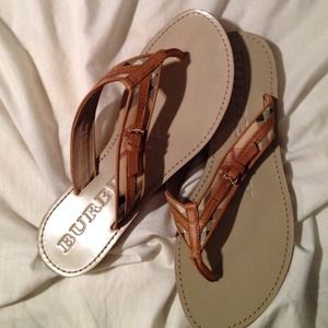 Burberry flip flops!