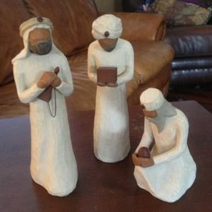 SALE: Demdaco Willow Tree set. Three wisemen.