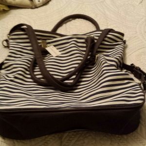 Stripped Forever 21  bag abd Vs necessary