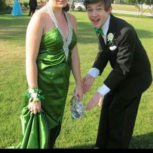Green prom dress