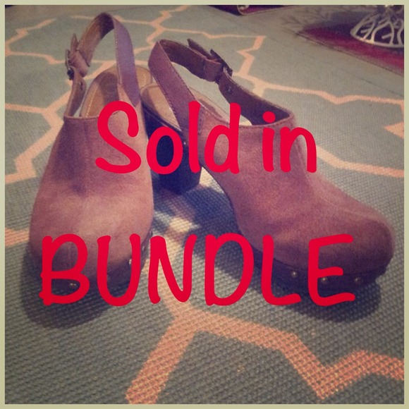 SOLD in BUNDLE! GIANNI BINI slingback clogs