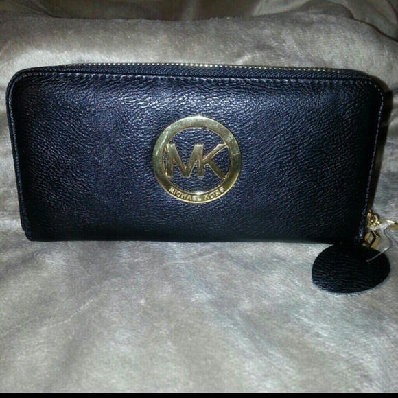 Black MK wallet