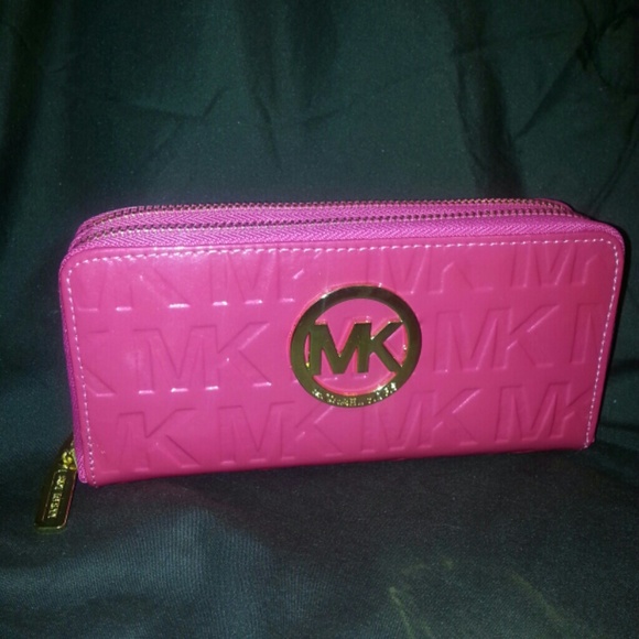 Pink MK Wallet