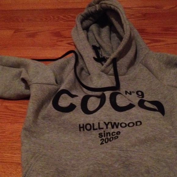 Coco Chanel fleece hoodie