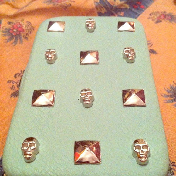 ⬇️reduced⬇️light blue phone case/wallet iPhone4/4s - Picture 1 of 4