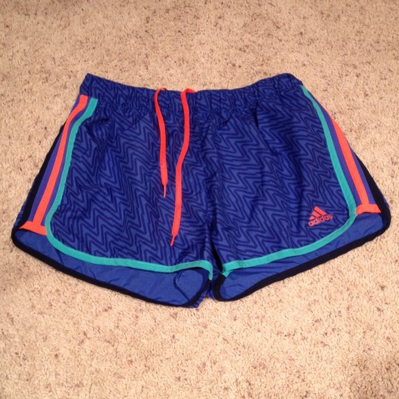 🔴SOLD🔴Blue patterned running shorts
