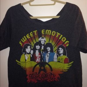 Vintage inspired Aerosmith T-shirt.