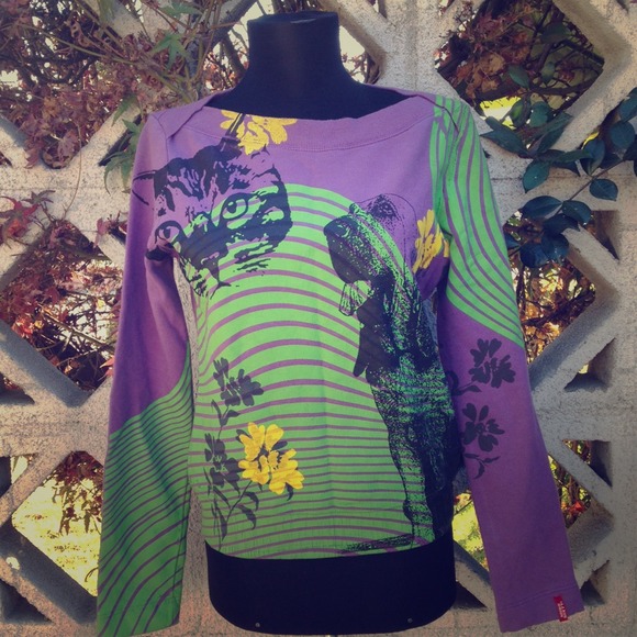 Miss Sixty Dog & Cat Sweatshirt
