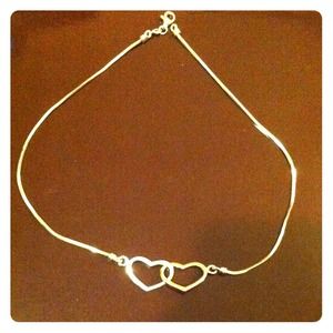 Sterling Silver .925 Linked Heart Neckless 💞