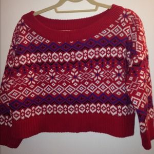 Cropped Urban Outfitters long sleeve sweater