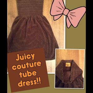 Juicy couture velour tube dress