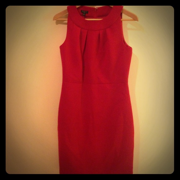 Talbots red dress