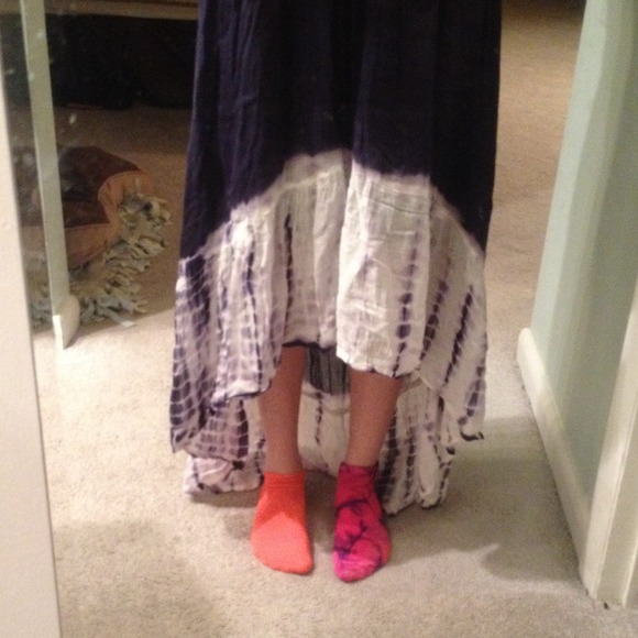 Strapless blue high low dress - Picture 3 of 3