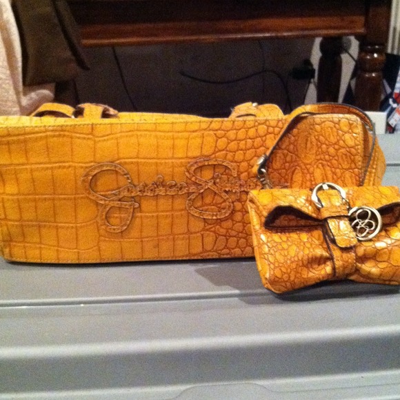 Jessica Simpson purse and wristlet