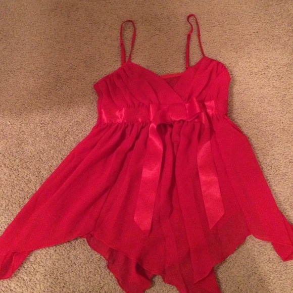 Unused Lingerie red baby doll