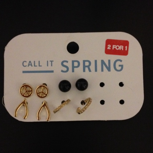Variety of earrings