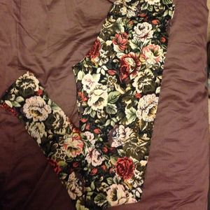 Floral legging