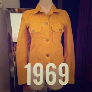 Yellow Corduroy Jacket from the GAP.