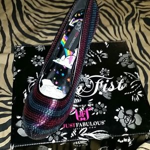 Multi - color fashionable sequins Heel.