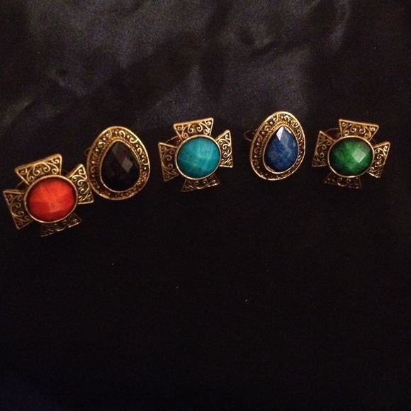 Geometric gem rings. - Picture 2 of 2