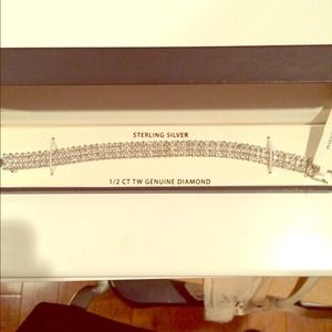 Price reduced! 1/2 carat diamond bracelet