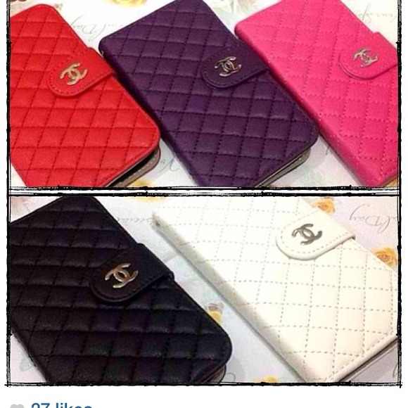 Chanel inspired case for Iphone 5, pink only.