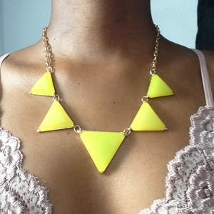 🎈SOLD🎈Neon Geometric Necklace
