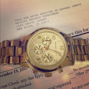Gold Michael Kors Watch