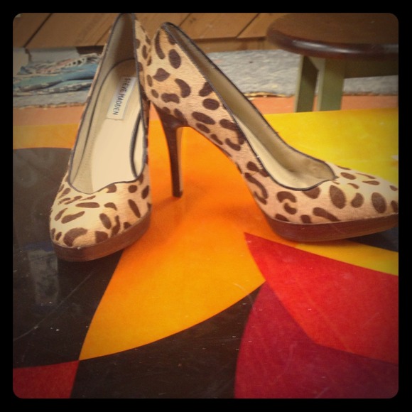😍😍 'steve madden' leopard/cheetah print heels 💋