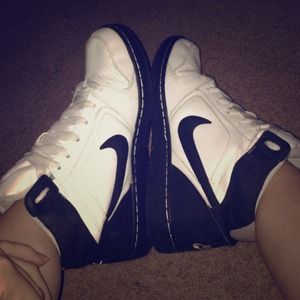 Womens and men's nike hi tops