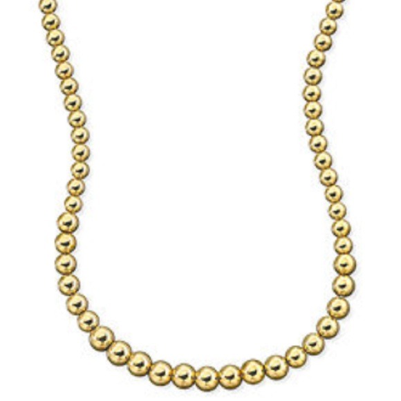 Ralph Lauren Gold Ball Necklace