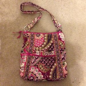 Vera Bradley Very Berry Paisley Bag