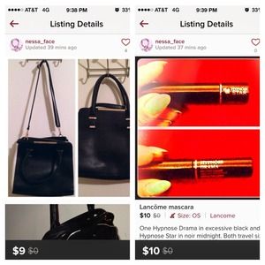 *Bundle* Lancôme mascara & black and white bag