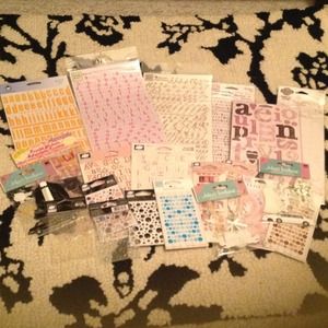 Scrapbooking rub-ons and stickers