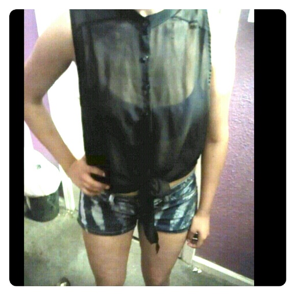 Reduced!Brandy Melville Shear black top