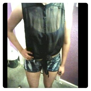 Reduced!Brandy Melville Shear black top