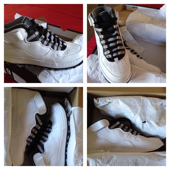 Jordan Fusions black, white and silver