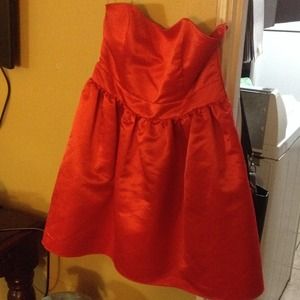 Orange reddish dress