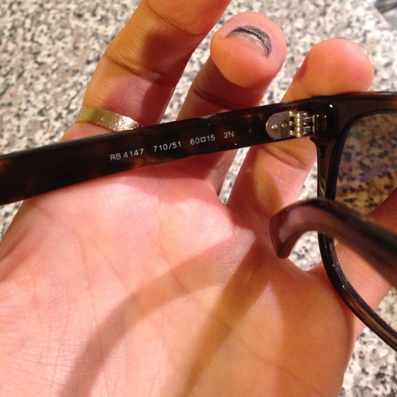 Ray-ban oversized wayfarers, Havana gradient brown - Picture 4 of 4