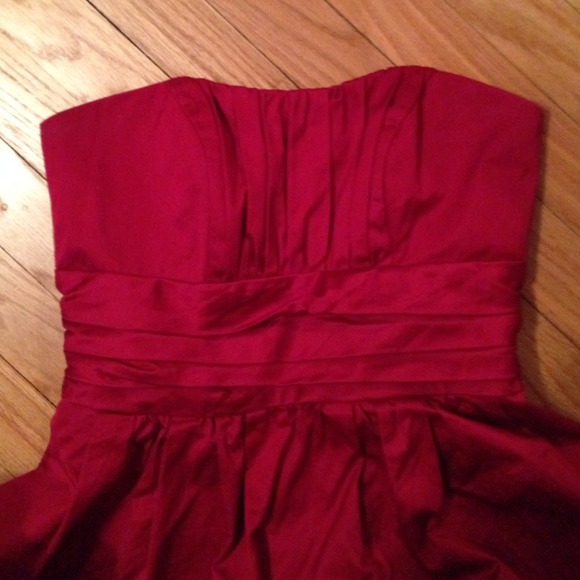 David's Bridal Bridesmaid strapless dress - Picture 2 of 3