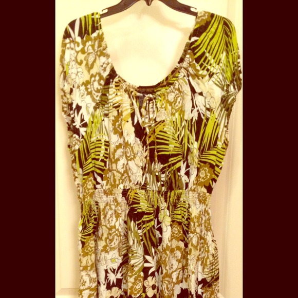 Plus Size 3X Safari Summer Dress