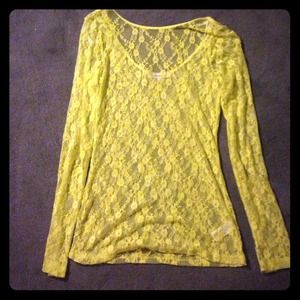 Lacey long sleeve top. NWOT
