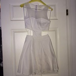 All White Mess Dress