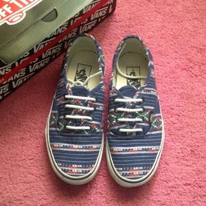 Guate Stripe Blue Vans